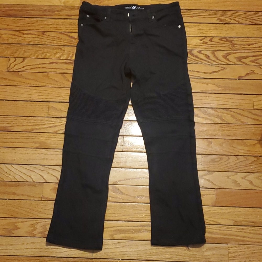 Boys Size 18 Moto Jeans.  Black